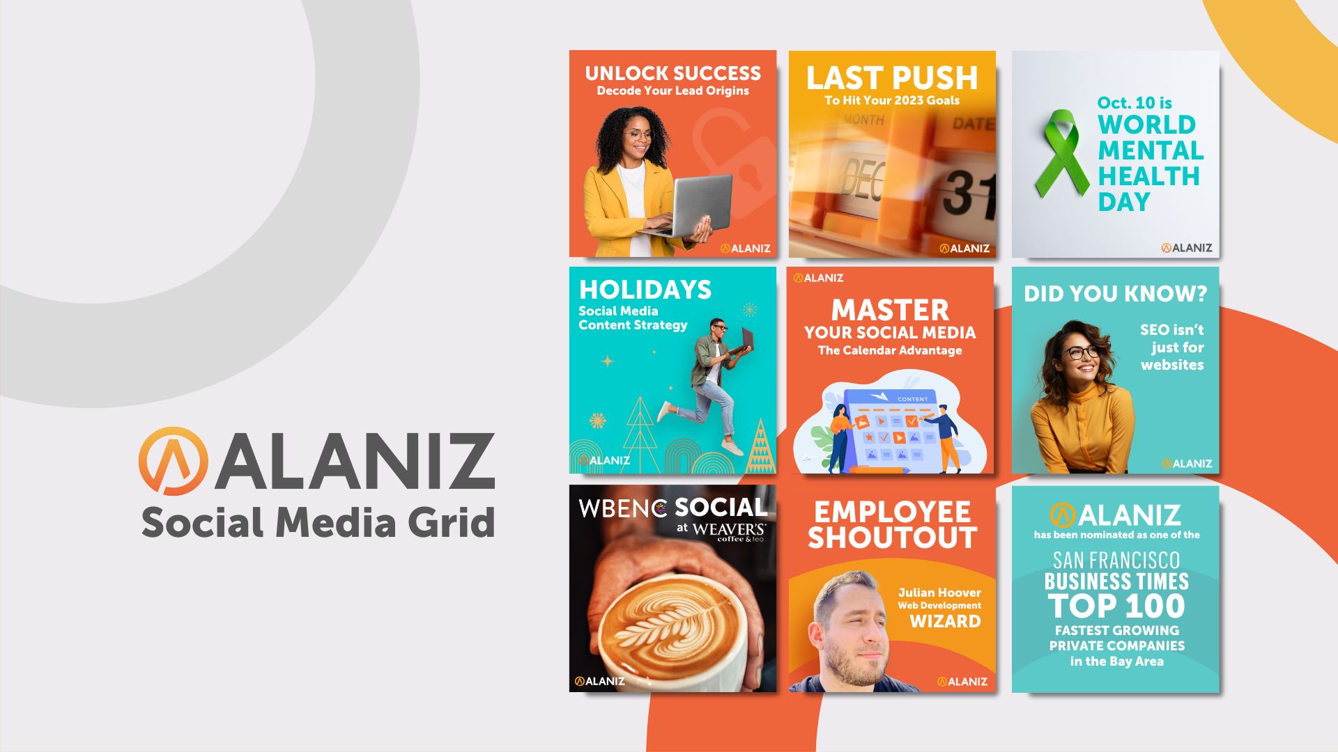 Alaniz - Social Media Grid